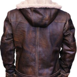 leather bomber jacket