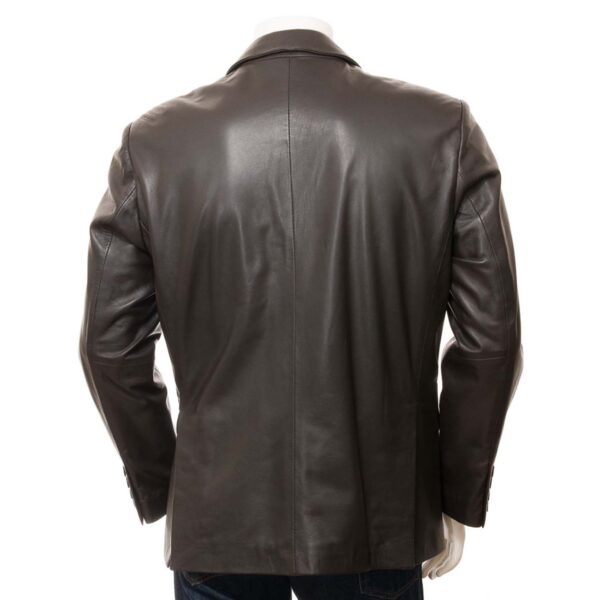 brown leather jacket men