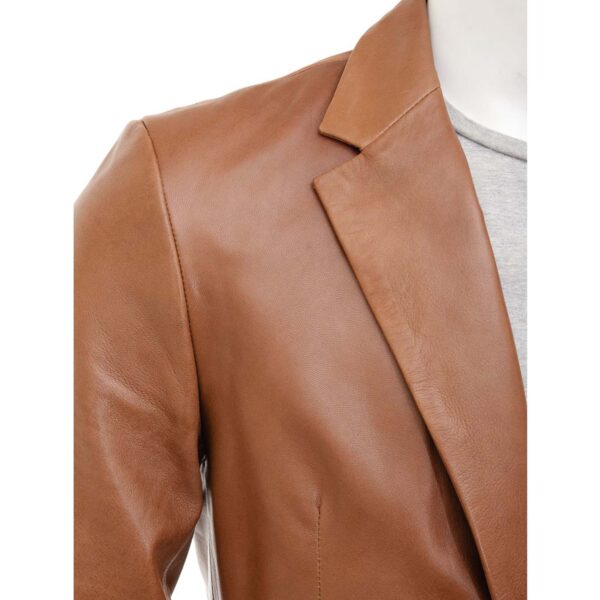 tan leather jacket mens