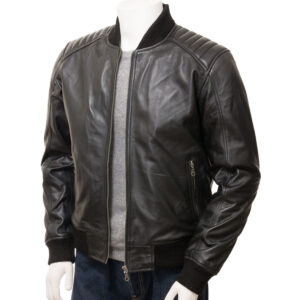 leather bomber jacket vintage