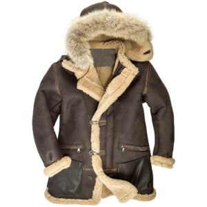 shearling leather jacket