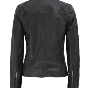 leather racer jacket