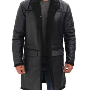 Black Shearling Coat