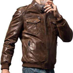 vintage leather bomber jackets