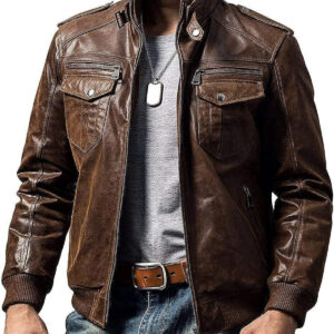 leather bomber jackets