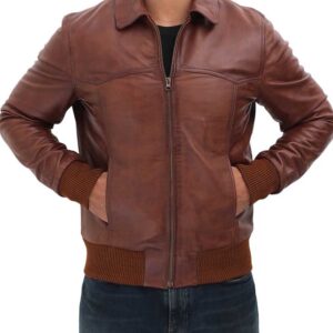 leather bomber jackets for men