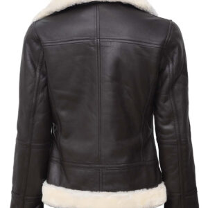 Shearling Leather Jacket for women