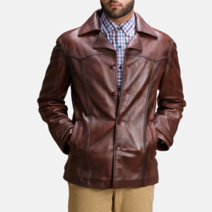 Mens Brown Leather Jacket