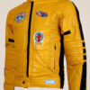 Kill Bill Motorcycle Yellow Leather Jacket