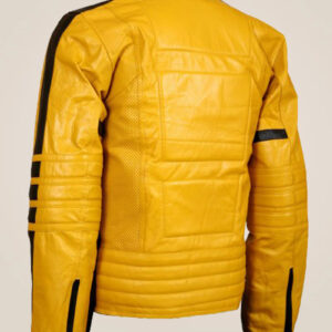 Kill Bill yellow leather jacket mens