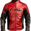 Superman Red and Black Leather Jacket